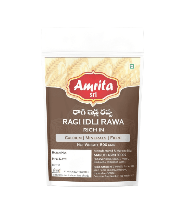 Ragi Idli Rava